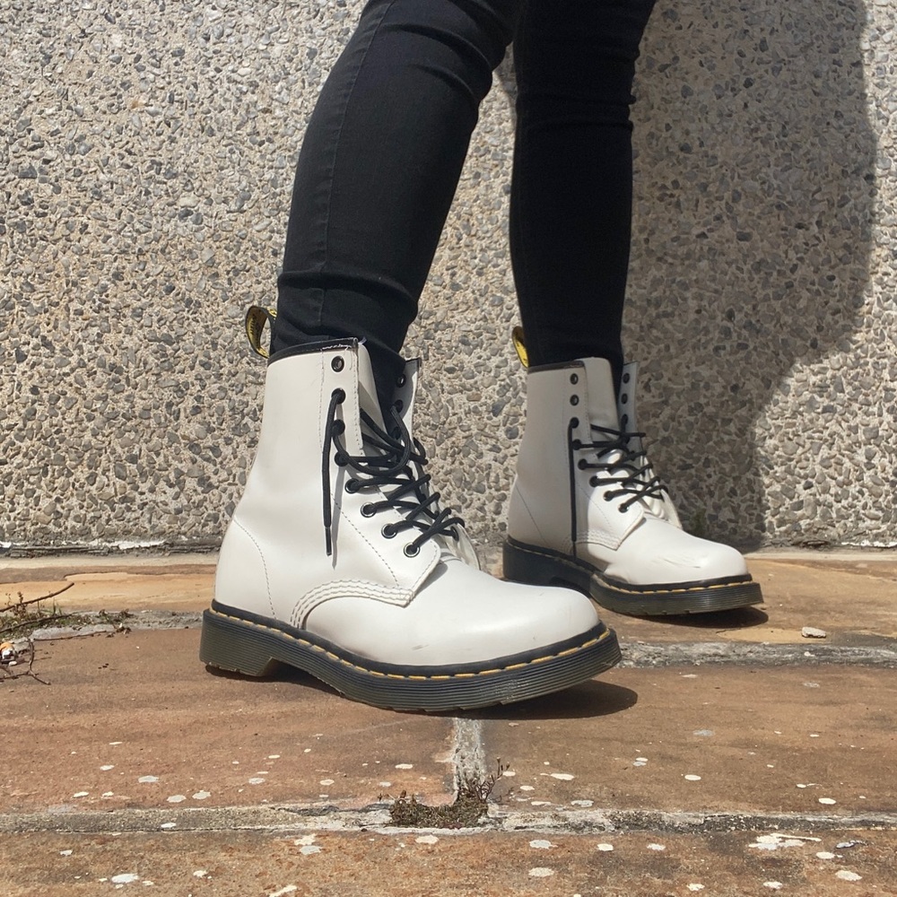 White Dr Martens
